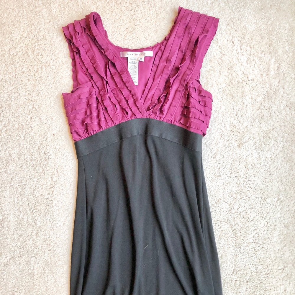 Max Studio mini dress with ruffle details